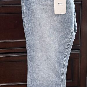 BKE Faded Blue Denim Jeans BKE Stella low rise stretch flare